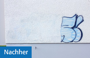 Grafitti nachher