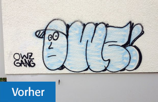 Grafitti vorher