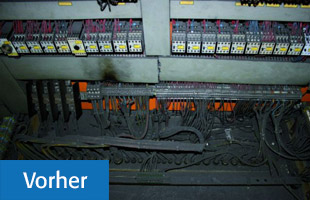 Schaltschrank vorher